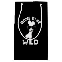 Knochen, um wild lustige Anatomie Pun Dark BG