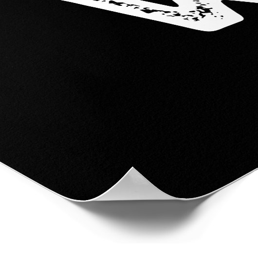 Knochen, um wild lustige Anatomie Pun Dark BG Poster (Ecke)