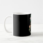 Knochen und Blume Kaffeetasse (Links)