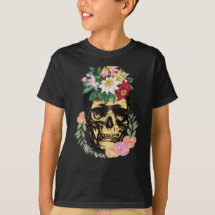 Knochen und Blume T-Shirt