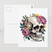 Knochen und Botanik Postkarte (Vorne/Hinten)