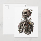 Knochen und Botanik Postkarte (Vorne/Hinten)
