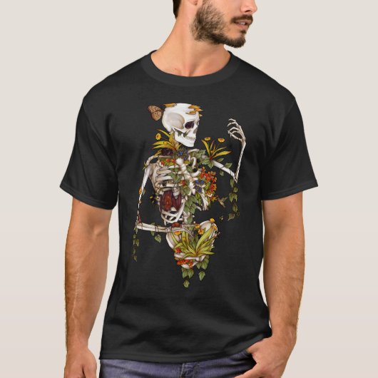Knochen und Botanik T-Shirt (Vorderseite)