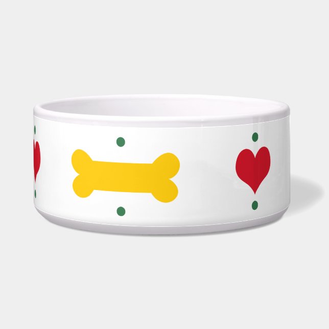 Knochen und Herz Napf (Rechts)
