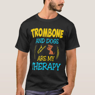 Knochen und Hunde sind mein therapeutischer Gesche T-Shirt