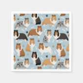 Knochen und Klauen Serviette (Vorderseite)