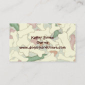 Knochen- und Leasinghunde Visitenkarte (Rückseite)