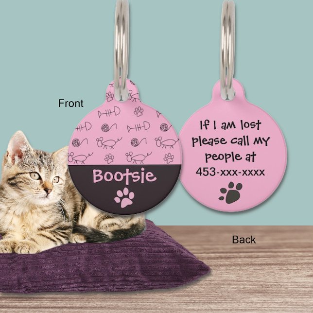 Knochen und Mäuse Haustiermarke (Von Creator hochgeladen)