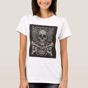Knochen und Schädel T-Shirt
