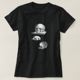 Knochen und Schädel Zeichnend Anatomie T-Shirt