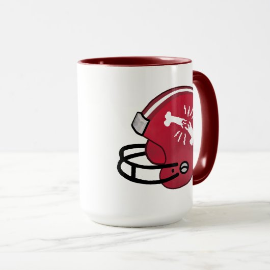 Knochen-Unterbrecher-offensive Zug-Tasse Tasse (VorderseiteRechts)