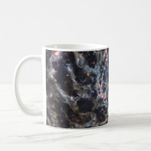 Knochen von Galaxy IC5332 von JWST Kaffeetasse (Links)