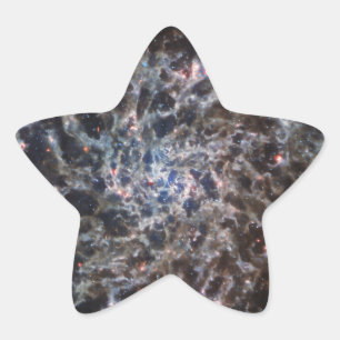 Knochen von Galaxy IC5332 von JWST Stern-Aufkleber