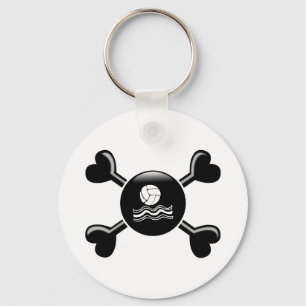 Knochen-Wasserball Schlüsselanhänger