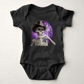 Knochen, Wild zu sein, Skeleton Cowboy Baby Strampler (Vorderseite)