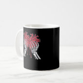 Knochen zu Ihrem Valentine - Valentinstag Funny s Kaffeetasse (Vorderseite Links)