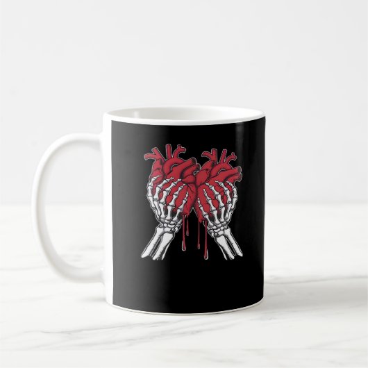 Knochen zu Ihrem Valentine - Valentinstag Funny s Kaffeetasse (Links)