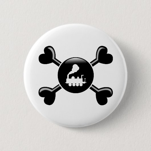 Knochen-Züge Button (Vorderseite)