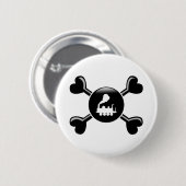 Knochen-Züge Button (Vorne & Hinten)