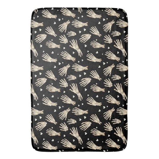 Knochen zum Herzen Badematte (Vorderseite Vertikal)