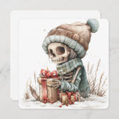 Knochen zum Vergnügen Feiertagskarte (Vorne/Hinten)