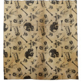 Knochenanatomie Duschvorhang (Vorderseite)