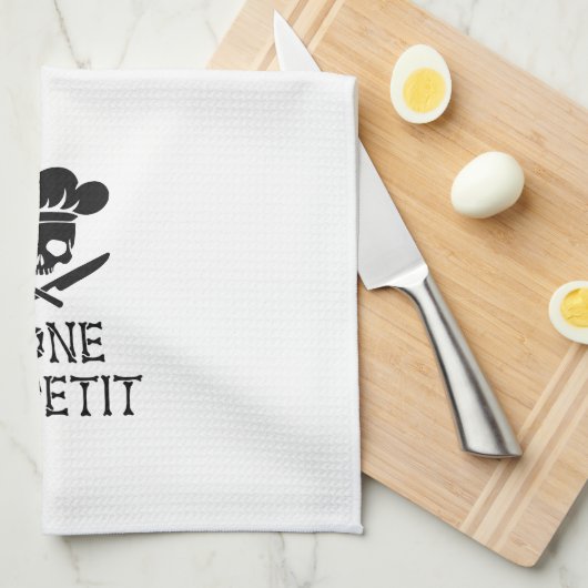 Knochenappetit Geschirrtuch (Viertel Falte)