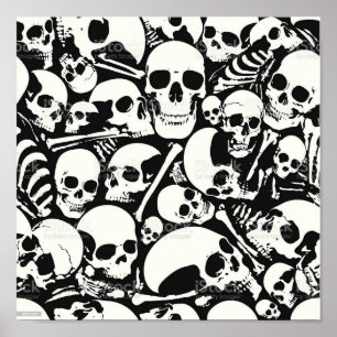 Knochenbeutel Poster