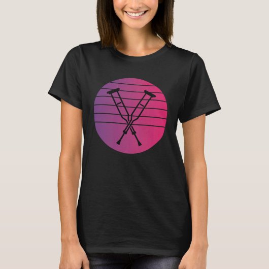 Knochenbruch Beinbruch Bruch T-Shirt (Vorderseite)