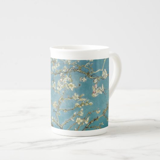 KNOCHENCHINA TASSE: VINCENT Van Gogh: ALMOND BLOSS Porzellantasse (Vorderseite Rechts)