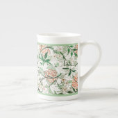 KNOCHENCHINA TASSE: WILLIAM MORRIS : JASMINE PORZELLANTASSE (Rechts)