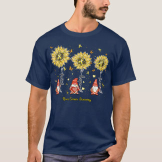 Knochenerweckung Gnome Glaube Hoffnung Sonnenblume T-Shirt