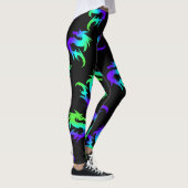 KNOCHENFARBENER PATTER FÜR BLAUE DRAGON LEGGINGS (Rechts)