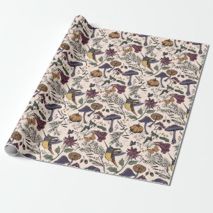 Knochengespinst Halloween Hummingbird Garden Geschenkpapier
