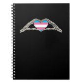 Knochenhandschuh Notizblock (Vorderseite)