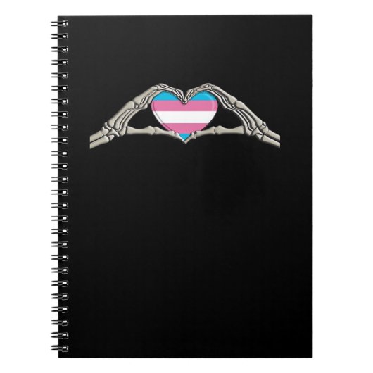 Knochenhandschuh Notizblock (Vorderseite)