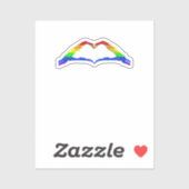 Knochenhandschuhe Aufkleber (Blatt)