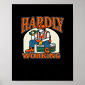 Knochenhandschuhe Herz Lesbian Goth Poster (Vorne)