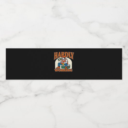 Knochenhandschuhe Herz Lesbian Goth Wasserflaschenetikett (Einzelnes Label)