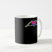 Knochenhandschuhe Kaffeetasse (VorderseiteRechts)