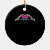 Knochenhandschuhe Keramik Ornament (Vorne)