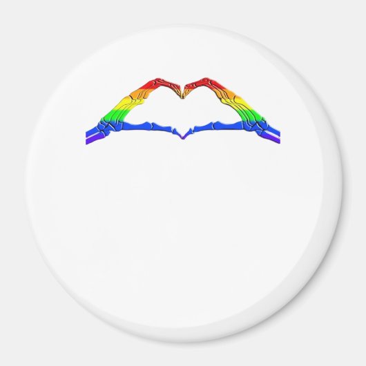 Knochenhandschuhe Magnet (Vorne)