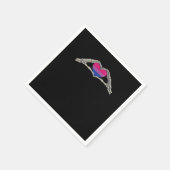 Knochenhandschuhe Serviette (Ecke)