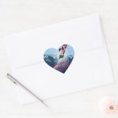 Knochenhof Dana Point Herz-Aufkleber (Umschlag)