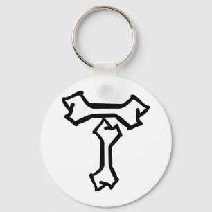 Knochenikone Schlüsselanhänger