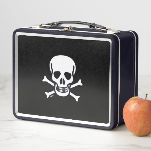 Knochenknochen Metall Brotdose (Beispiel)