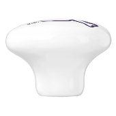 Knochenknöpfe Keramik Keramikknauf (Seitenansicht)