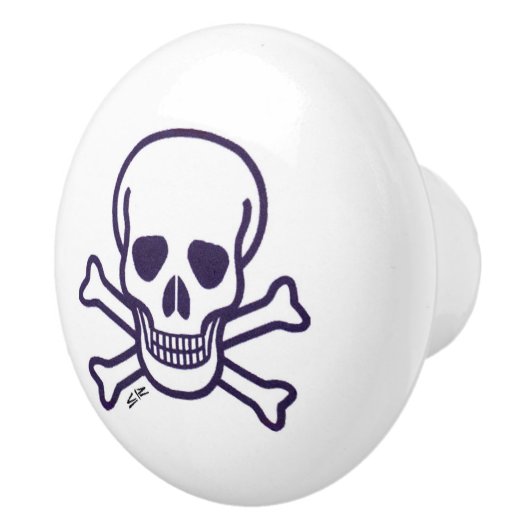 Knochenknöpfe Keramik Keramikknauf (Rechts)