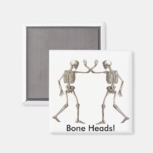 Knochenköpfe Skelette Kühlschrank Magnet (Vorderseite/Rückseite)