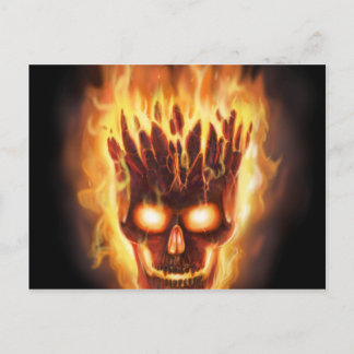 Knochenkopfexplosionen Postkarte